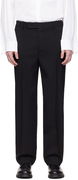 Marine Serre Virgin Wool Twill Pleated Trousers