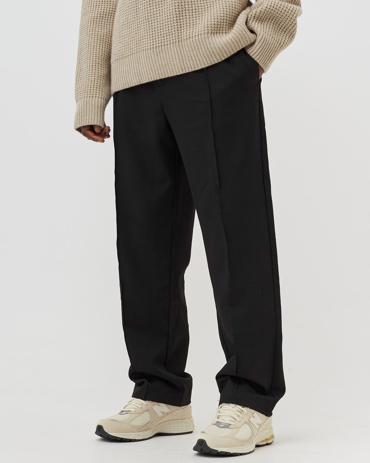 Tepláky ØLÅF Olaf Pintuck Trousers Čierna | M990403-BLACK, 1