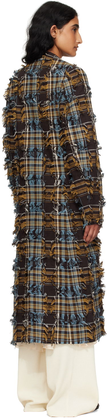 Kabáty Collina Strada Collina Strada Wolverine Plaid Frayed Coat Rôznofarebný | XX5217-B, 2
