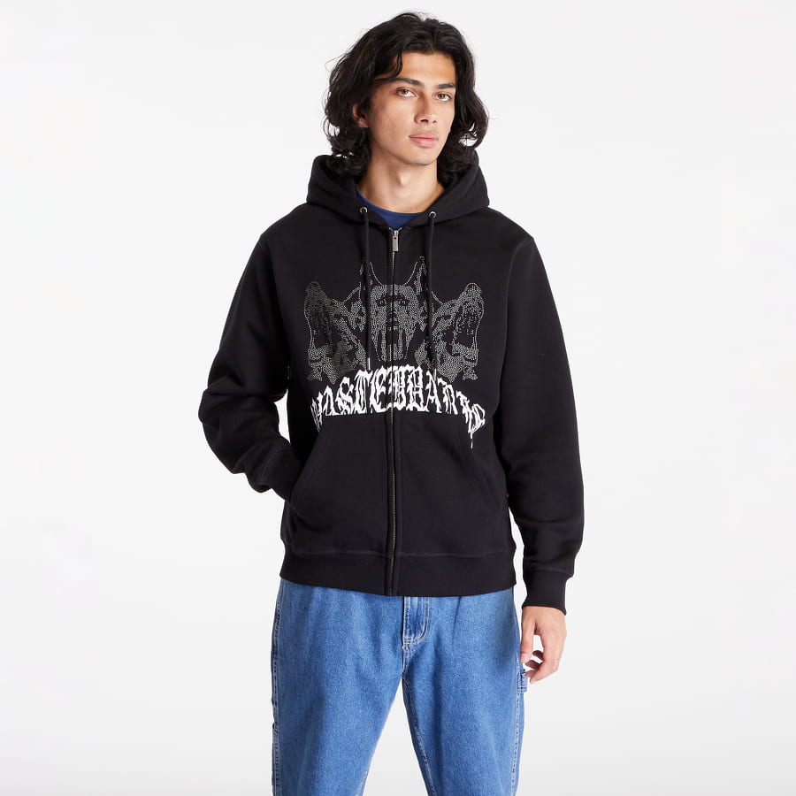 Mikina Wasted Paris Zip Guardian Hoodie Čierna | WP_000011, 0