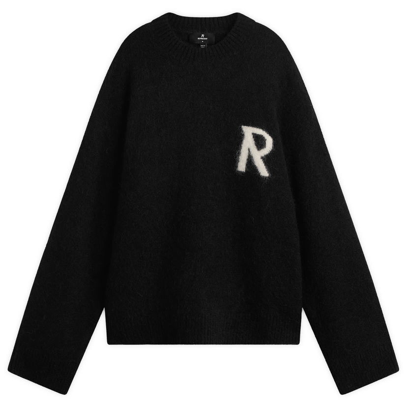 Sveter Represent Clo Brushed Logo Knit Jumper Čierna | MLM100850-01