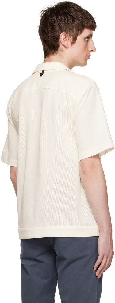 Košeľa rag & bone Rag & Bone Avery Knitted Shirt Biela | MBC23PT003MS03, 2