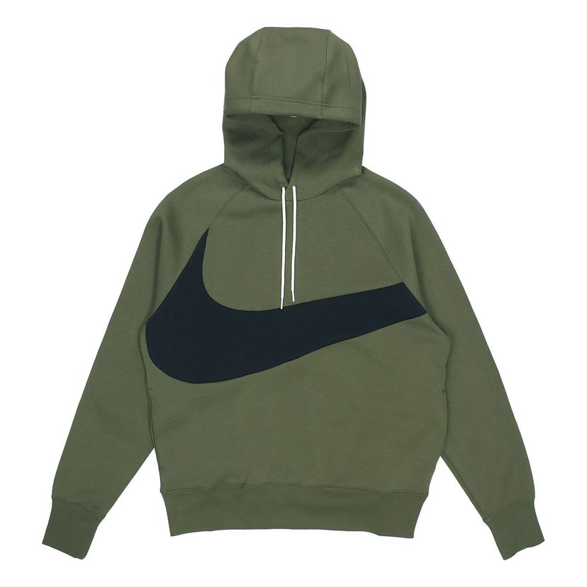 Mikina Nike Sportswear Tech Fleece Hoodie With Large Logo Zelené | DD8223-326