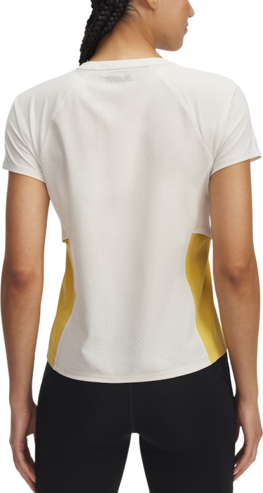 Tričko Under Armour Trail Run Zip Short Sleeve T-Shirt Biela | 1389607-279, 1