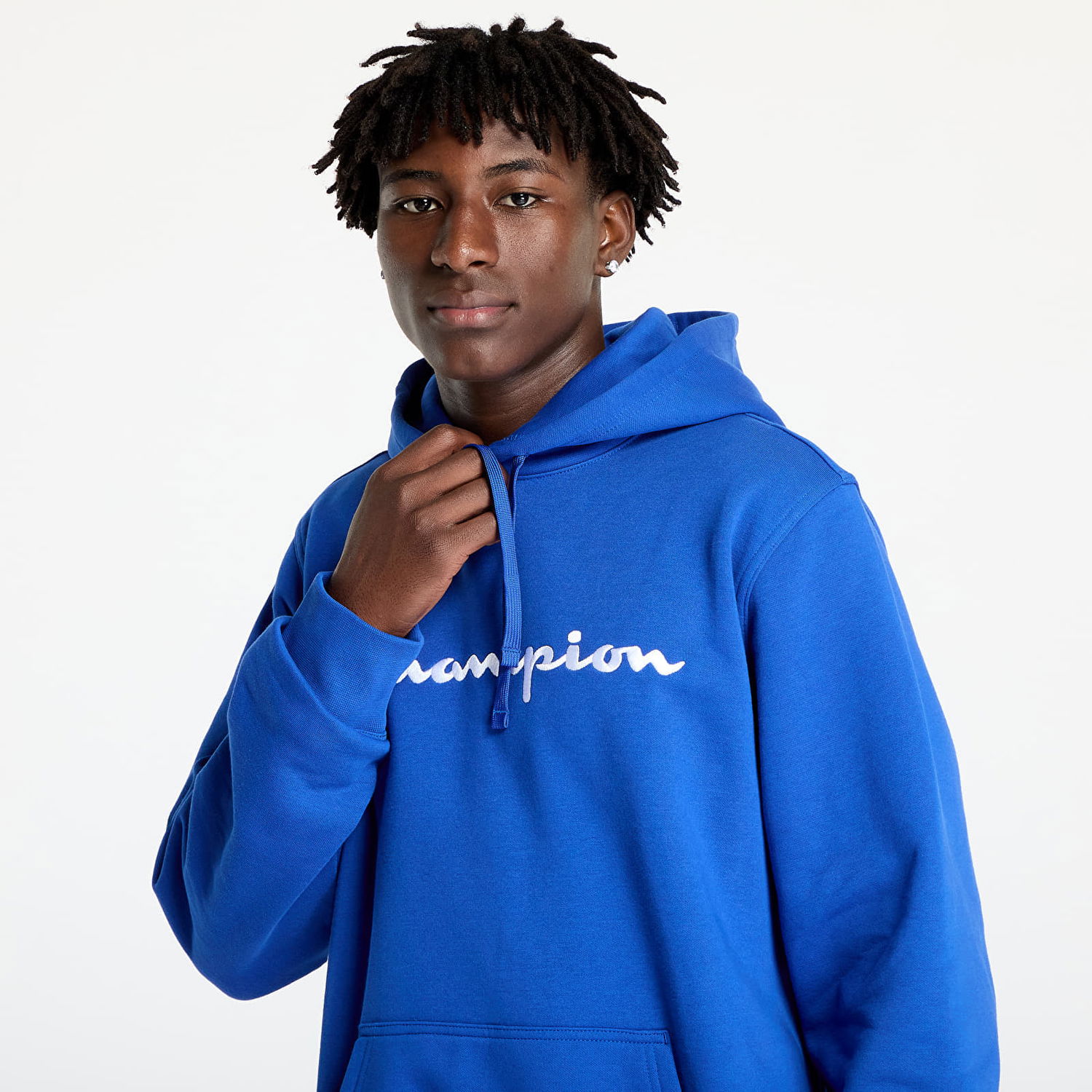 Mikina Champion Hooded Sweatshirt Blue Modrá | 220253 CHA BS008, 1