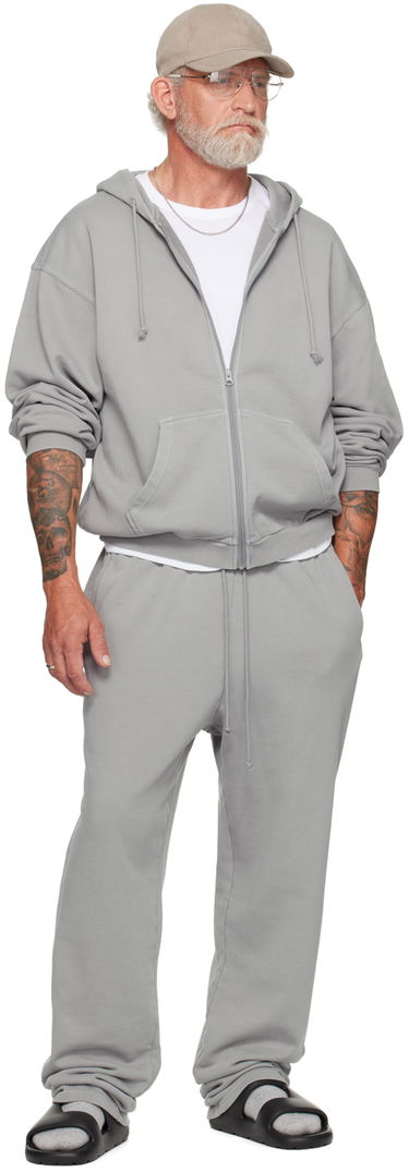 Mikina SKIMS Terry Relaxed Fit Zip Hoodie Šedá | TP-ZUP-5254M, 3