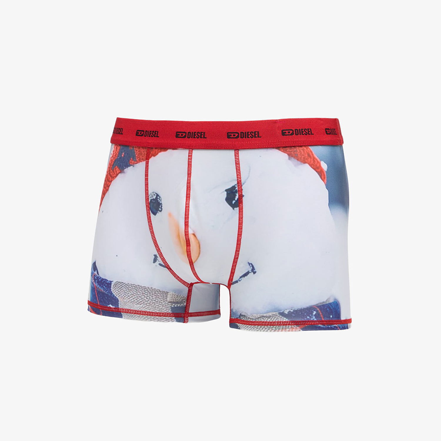 Boxerky Diesel Damien-Utlt Boxer-Shorts Red Biela | A19562_0DLBE 42AA, 0
