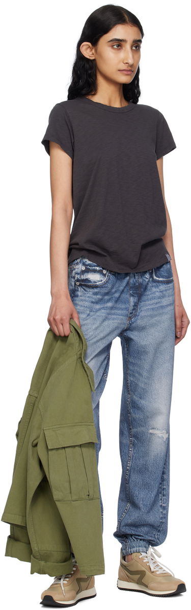 Tričko rag & bone Rag & Bone Slub T-Shirt Šedá | WCC22HT012NM12, 3