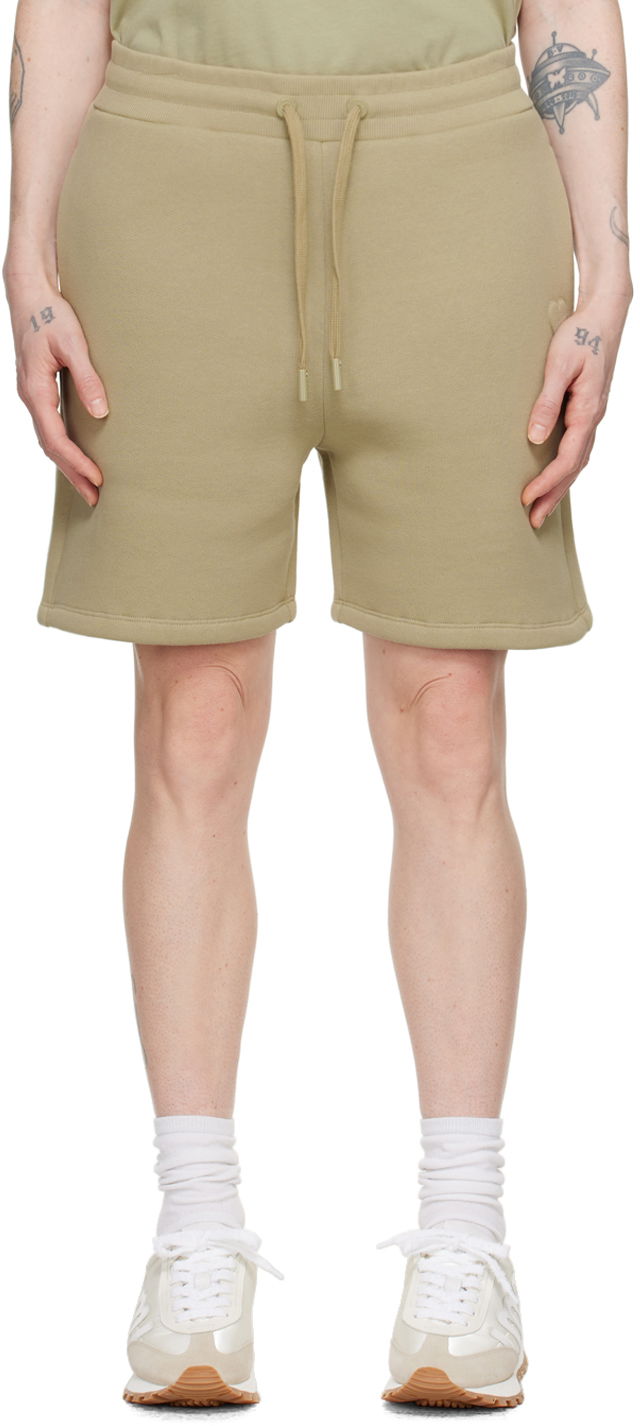 Šortky AMI Paris de Cœur Shorts Zelené | USO325.749, 0