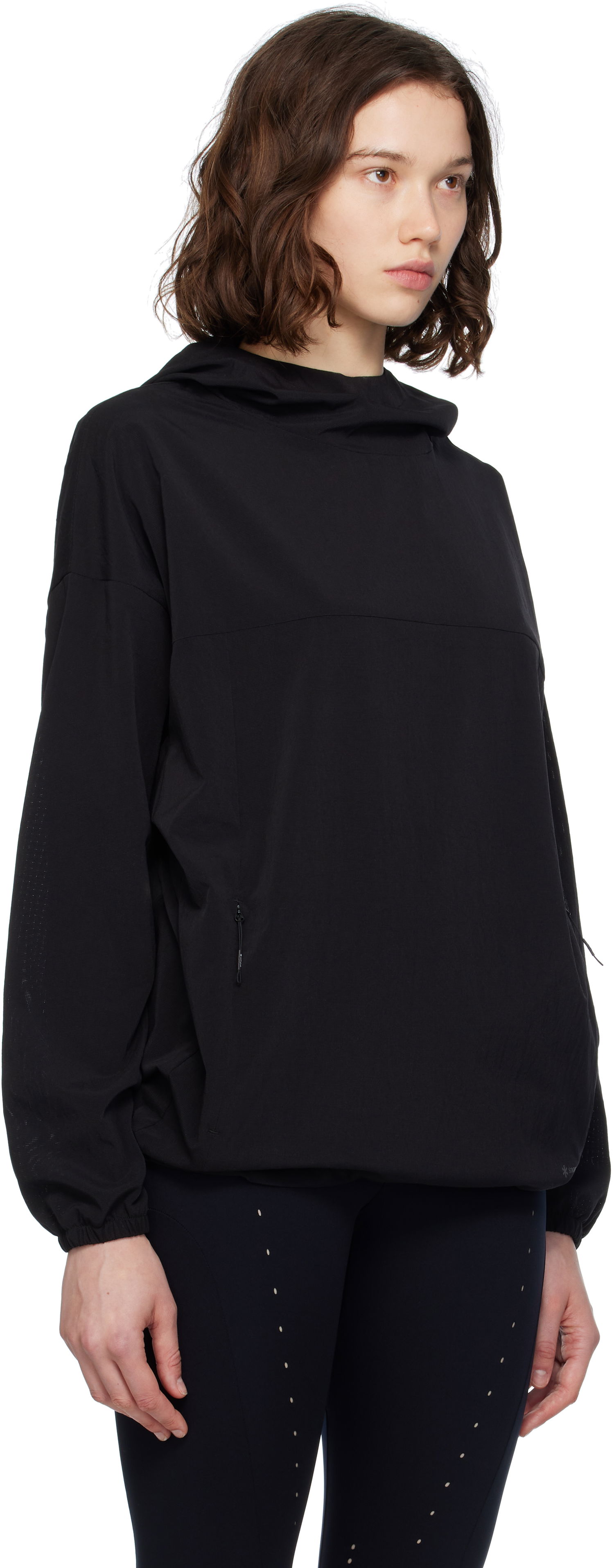 Vetrovka Snow Peak Snow Peak Breathable Quick Dry Anorak Čierna | JK-25SU015, 1