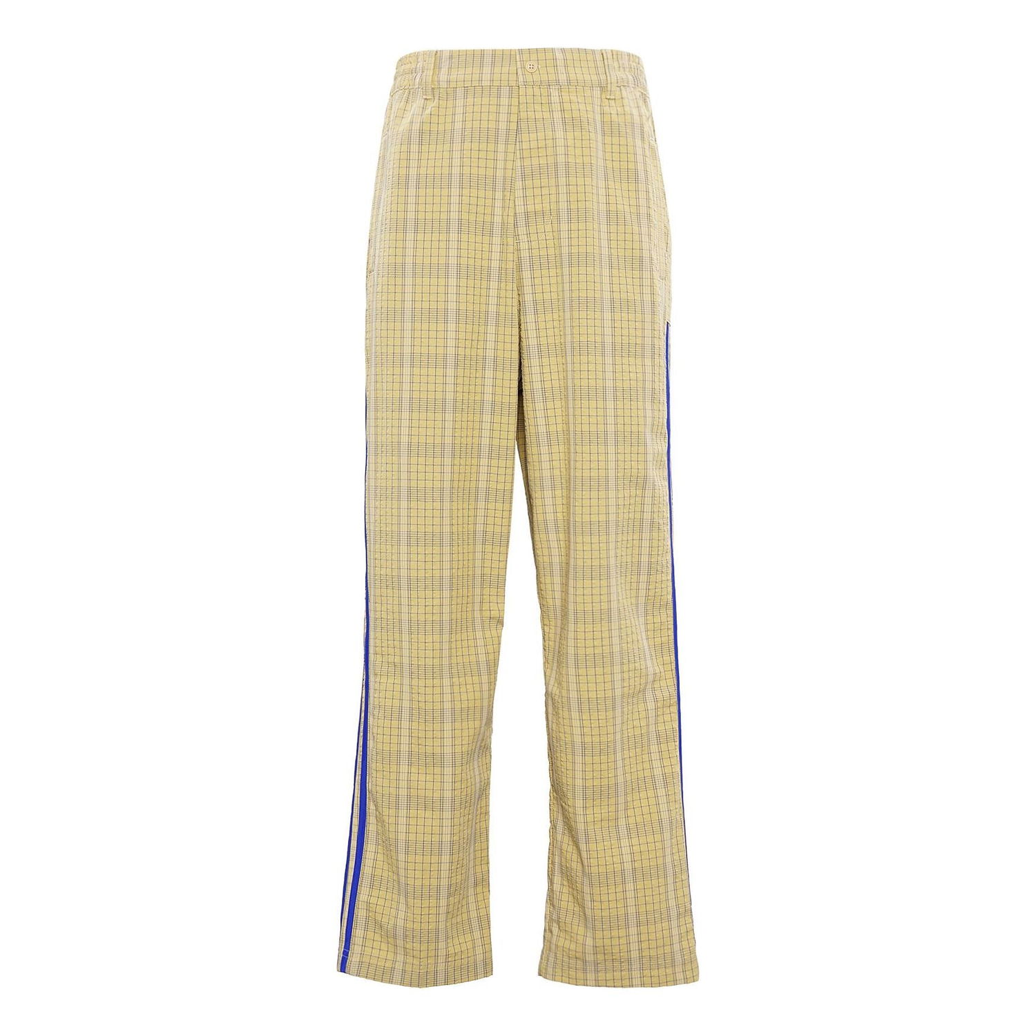Nohavice adidas Originals adidas Originals Plaid Loose Sports Pants Žltá | GN3797, 0