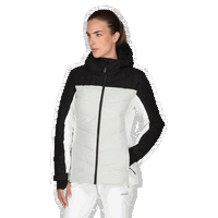 Padded Hooded Color-Block Ski Jacket Bogy