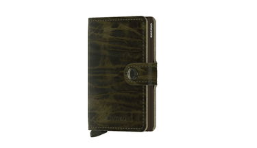 Peňaženka Secrid Miniwallet "Safiano Olive" Zelené | MSa-olive, 0