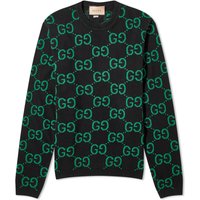 Sveter Gucci Jumbo GG Jacquard Crewneck Čierna | 692900-XKCC5-1064, 1
