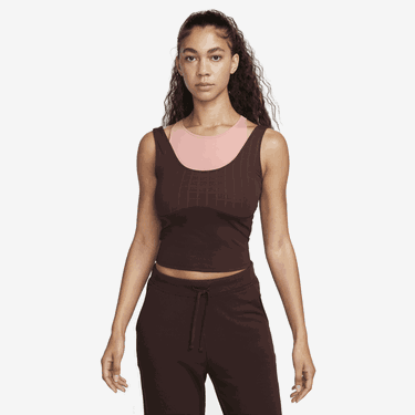 Tielko Nike Yoga Dri-FIT Hnedá | FB4581-618, 0