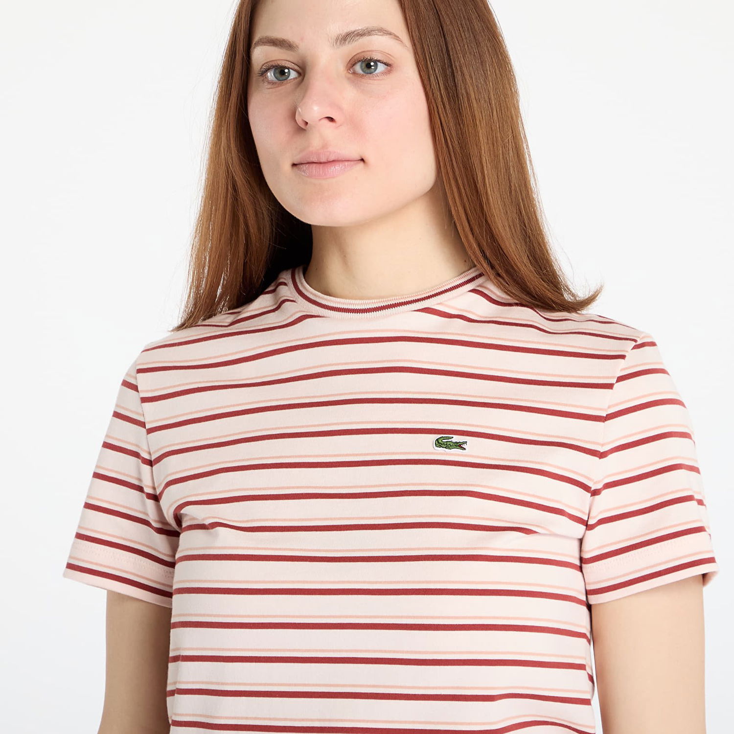 Tričko Lacoste LACOSTE Striped T-Shirt Ružová | TF0352 FYI, 1