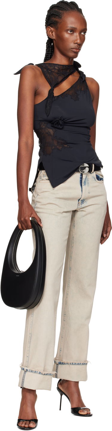 Kabelka Coperni Oval Top Handle Swipe Bag Čierna | COPBA01405C, 3