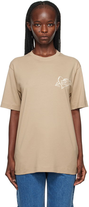 Tričko Études Wonder Graffiti Print T-Shirt Béžová | H23MM108A00762, 0