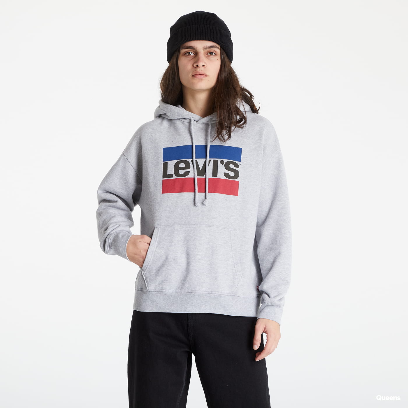 Mikina Levi's ® Graphic Standard Hoodie Šedá | 18487-0059, 0