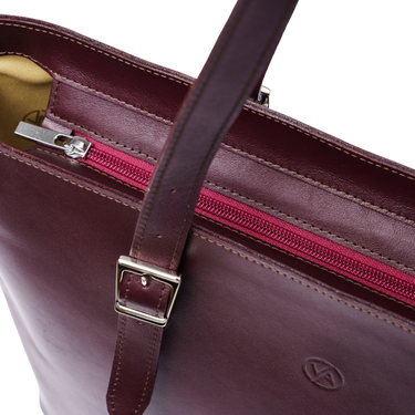 Tote bag Vasky Vasky Lisa Bordeaux Leather Tote Bag Vínová | A-3223-214-F, 2