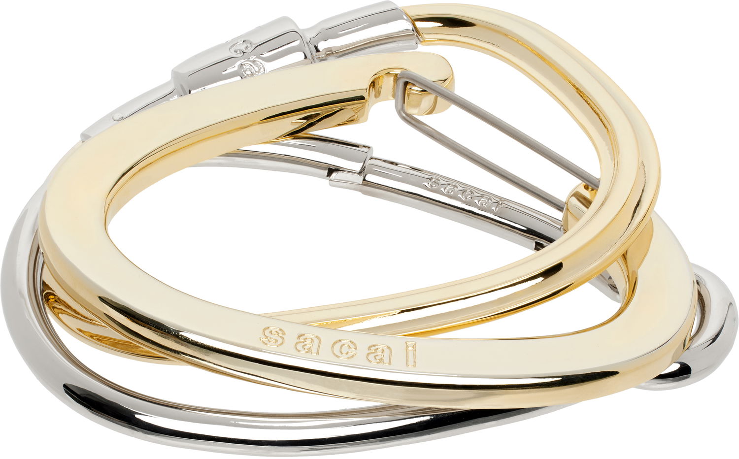 Kľúčenka sacai Sacai Carabiner Bangle Bracelet Metalická | 25-07923, 0