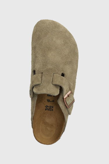 Tenisky a topánky Birkenstock Birkenstock Boston Suede Clogs Béžová | 60463, 3