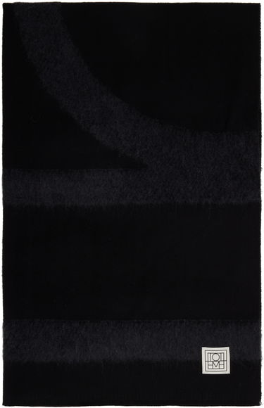 Šál TOTEME Monogram Twill Scarf Čierna | 254-WSC0115-FB0510, 0
