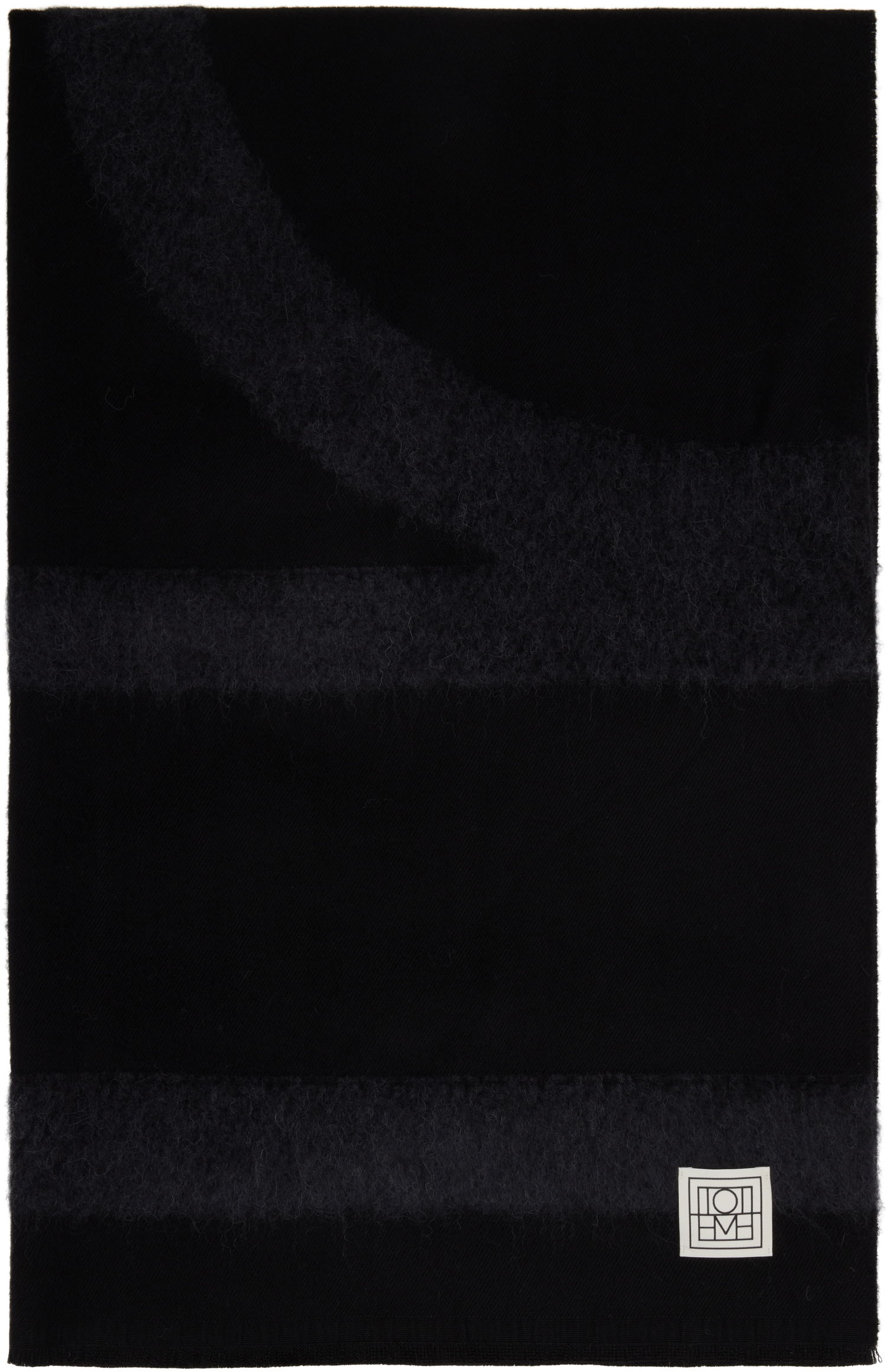 Šál TOTEME Monogram Twill Scarf Čierna | 254-WSC0115-FB0510, 0