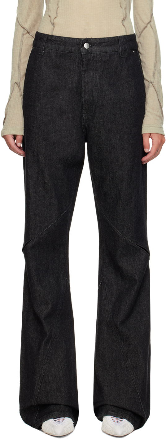 Cutout Denim Jeans