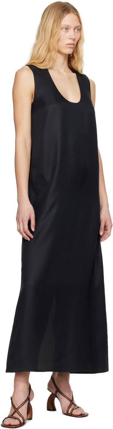 Šaty Róhe Róhe Scoop-Neck Silk Maxi Dress Čierna | 415-33-164, 3
