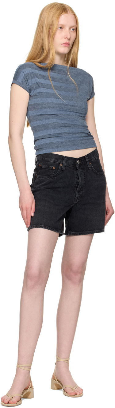 Šortky AGOLDE AGOLDE V-Waist Denim Shorts Čierna | A225-1157, 3