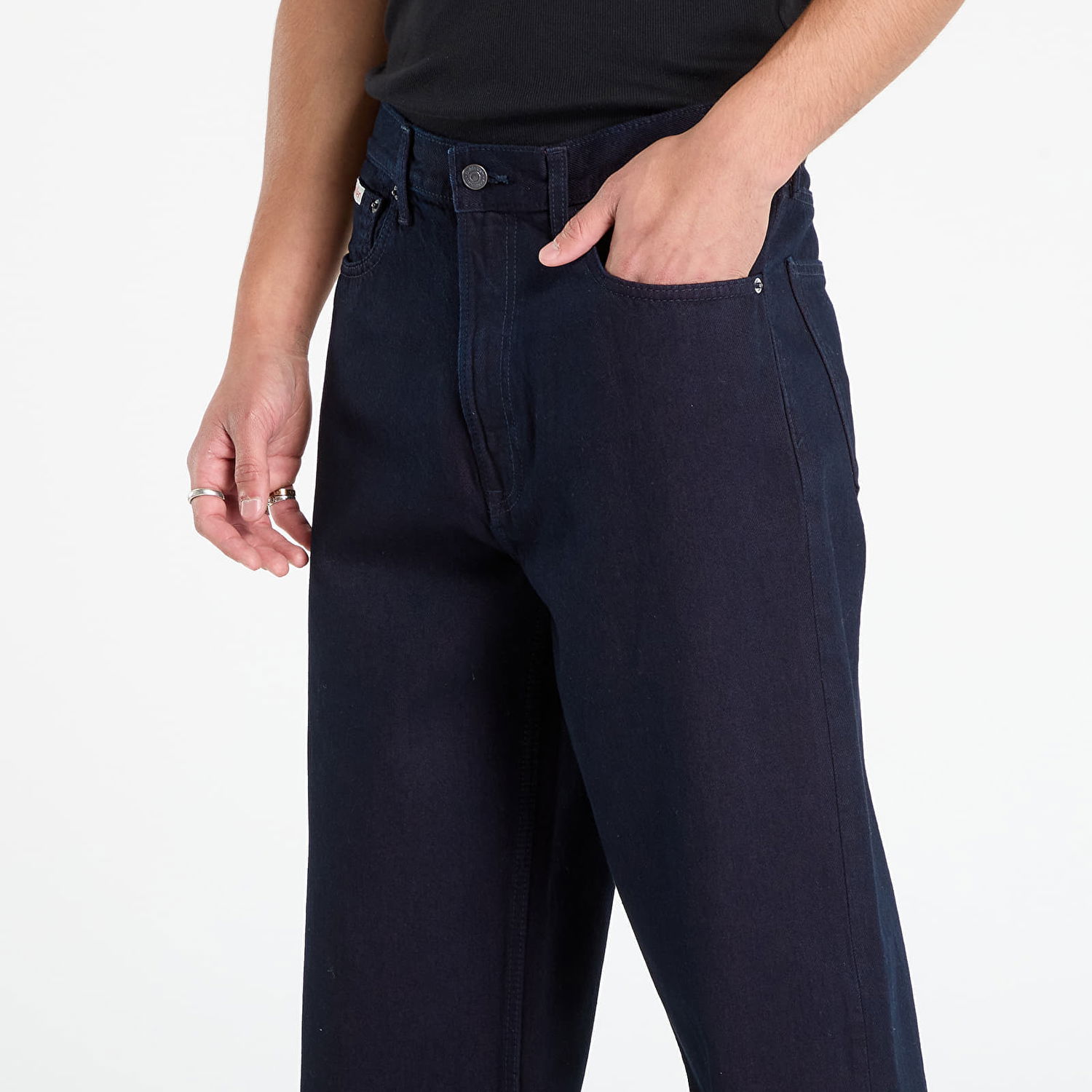 Džínsy CALVIN KLEIN Calvin Klein Jeans Baggy Merlot Jeans W31/L32 Navy | LV04RD728G 01D, 1