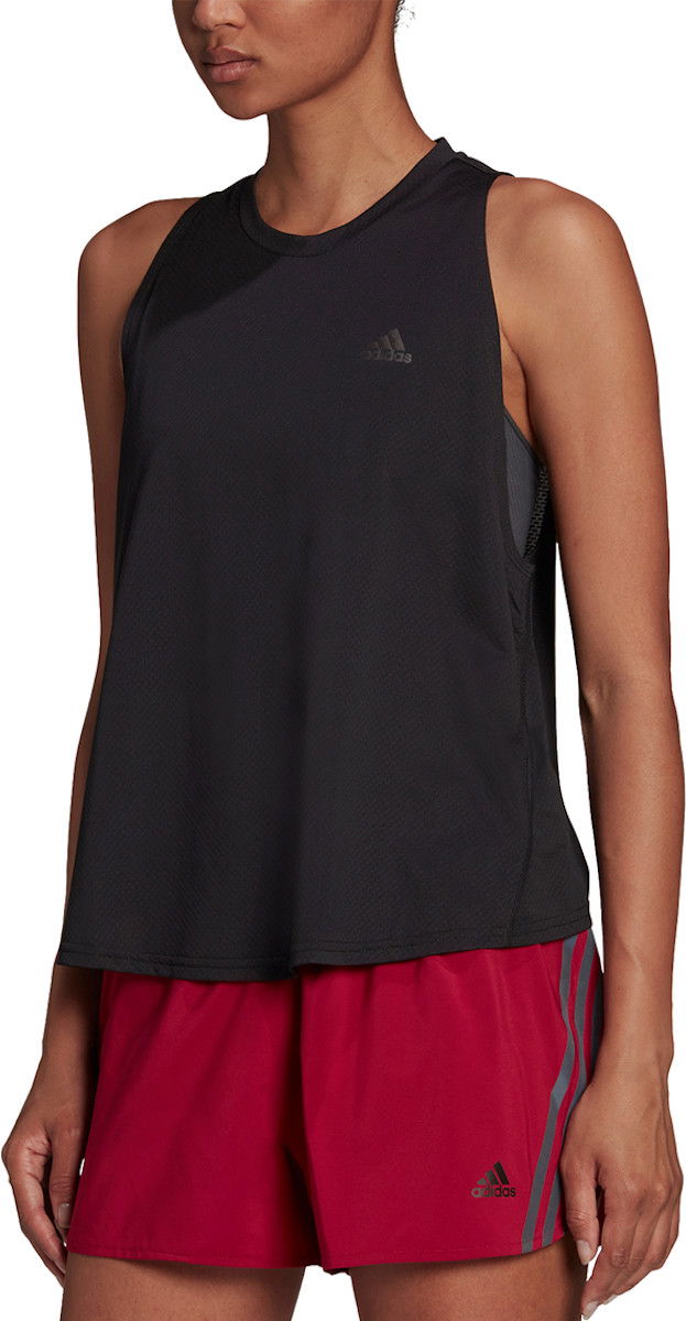 Tielko adidas Originals Run Icons Tank Top Čierna | h57744