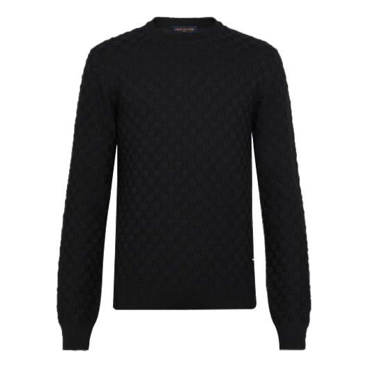 Sveter Louis Vuitton Louis Vuitton FW21 Knit Sweater Čierna | 1A7XCG