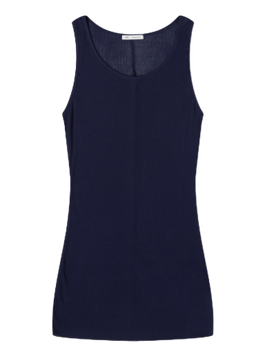 Tielko AMI Long Tank Top Navy | FTK101-JE0022-430