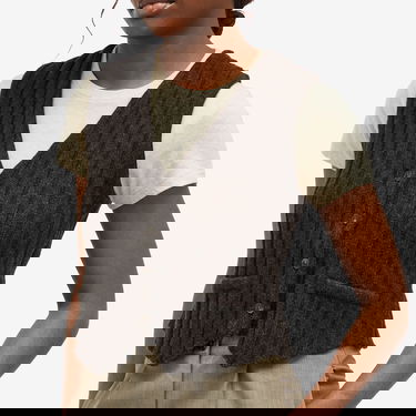 Sveter Samsoe Samsoe Samsøe Samsøe Sanissa Knitted Vest Hnedá | F24400081, 5