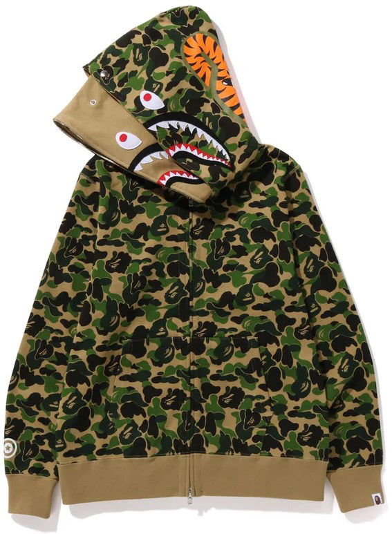 ABC Camo Double Shark Full Zip Hoodie