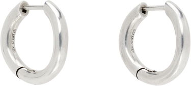 Náušnice Ann Demeulemeester Ann Demeulemeester Alina Silver-Tone Hoop Earrings Metalická | 2520-W-JE06-JW020-070, 1