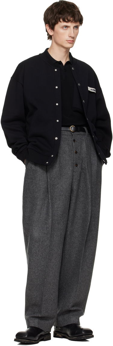 Sveter Jacquemus The Gros Grain Snap-Button Cardigan Čierna | 25HCDM00576AJ00126, 3