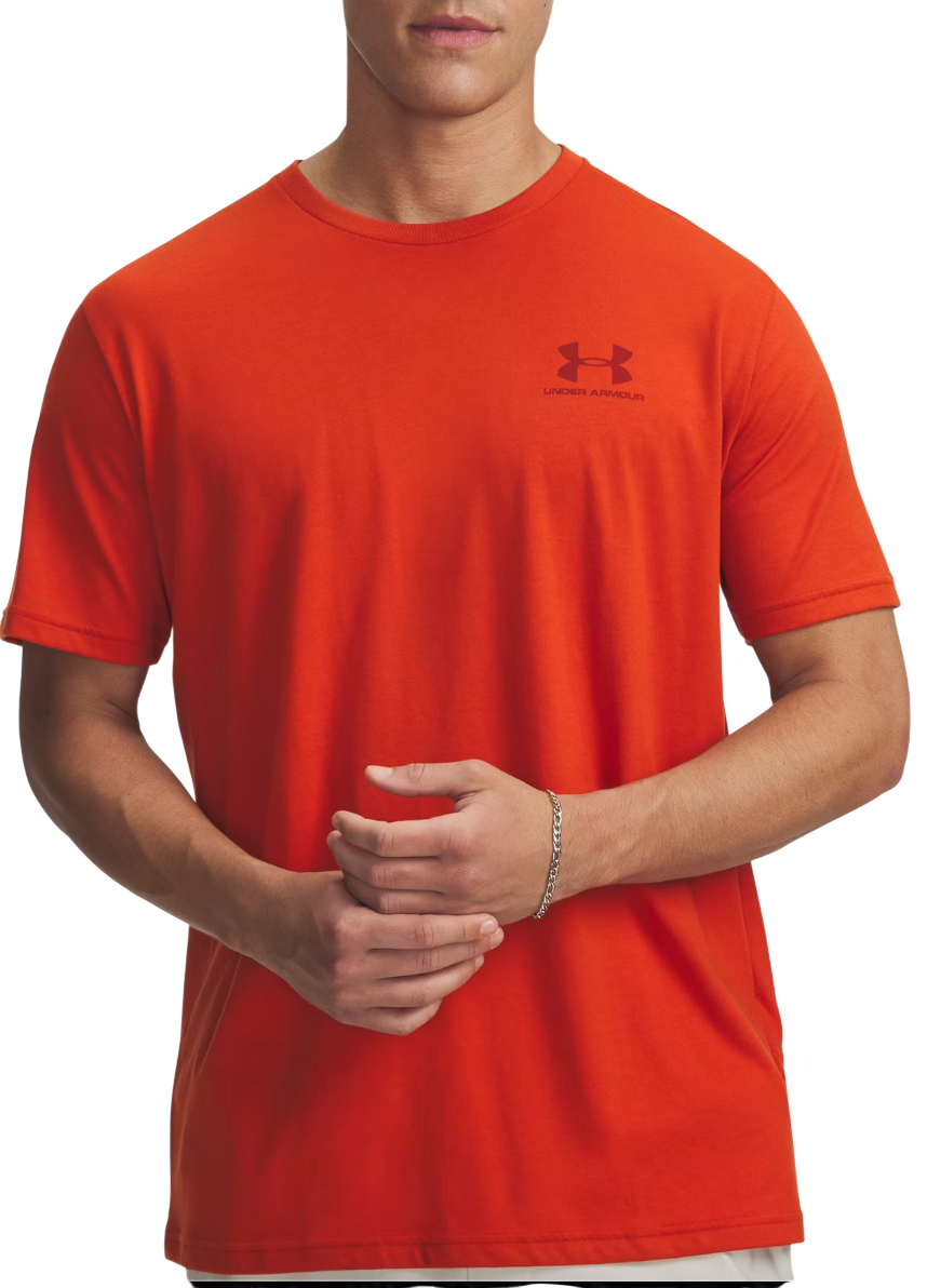 Tričko Under Armour T-Shirt Sportstyle LC SS Oranžová | 1326799-842, 0