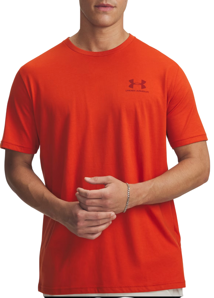 Tričko Under Armour T-Shirt Sportstyle LC SS Oranžová | 1326799-842