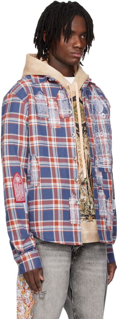 Košeľa Who Decides War Who Decides War Glory Flannel Shirt Modrá | 1110240030SS25, 1