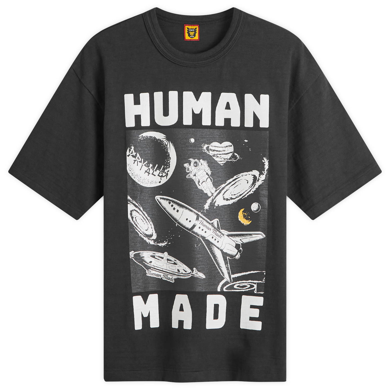Tričko Human Made Human Made Space Print T-Shirt Čierna | HM27TE014-B, 0