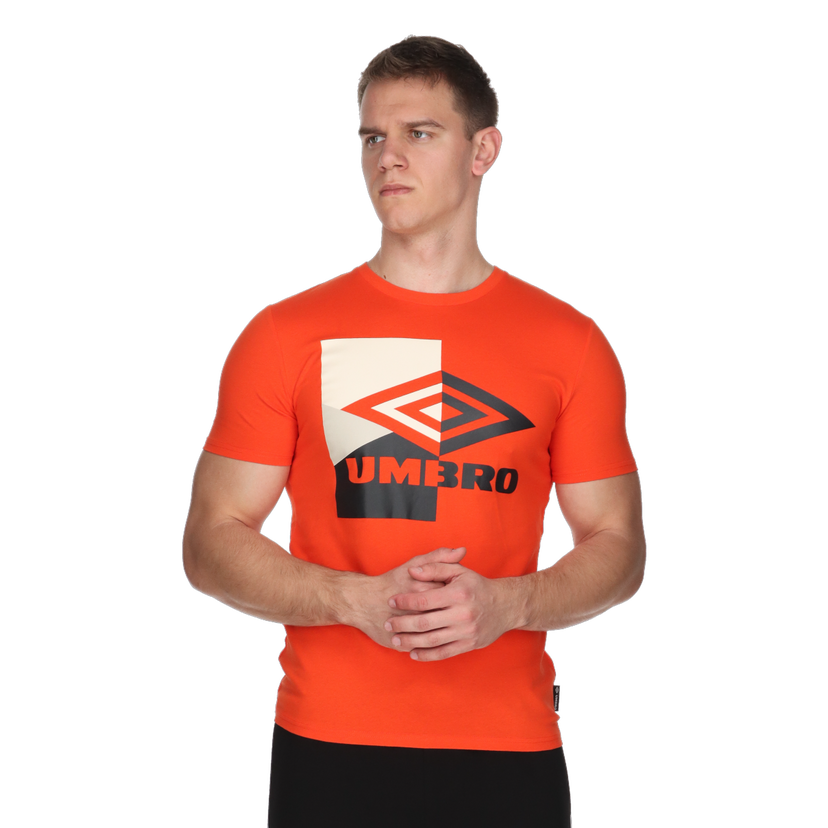 Tričko Umbro Graphic T-Shirt Retro Oranžová | UMA251M803-45