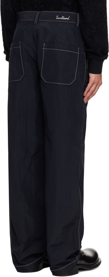 Nohavice Soulland Soulland Aidan Trousers Čierna | 51010-1307, 2