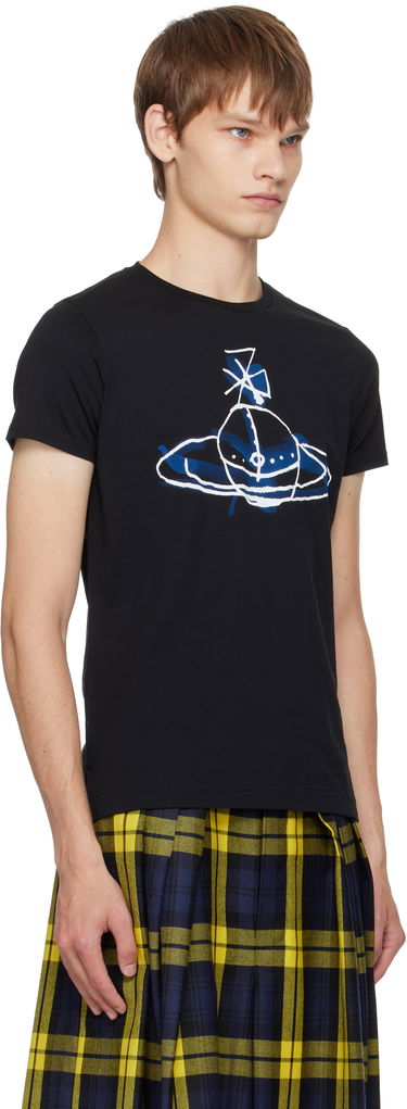 Tričko Vivienne Westwood Vivienne Westwood Drawn Orb T-Shirt Šedá | 3G01003X-J001M-, 4