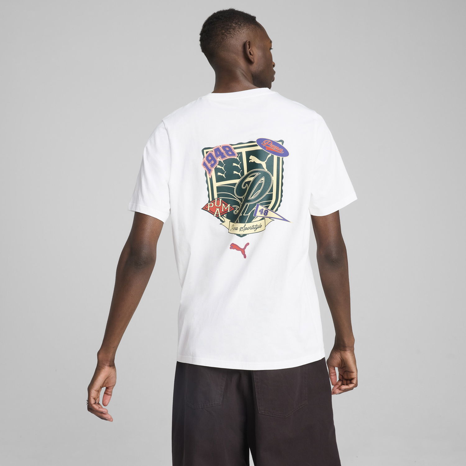 Tričko Puma SPORTS LEGACY Graphic T-Shirt Biela | 629628_02, 1