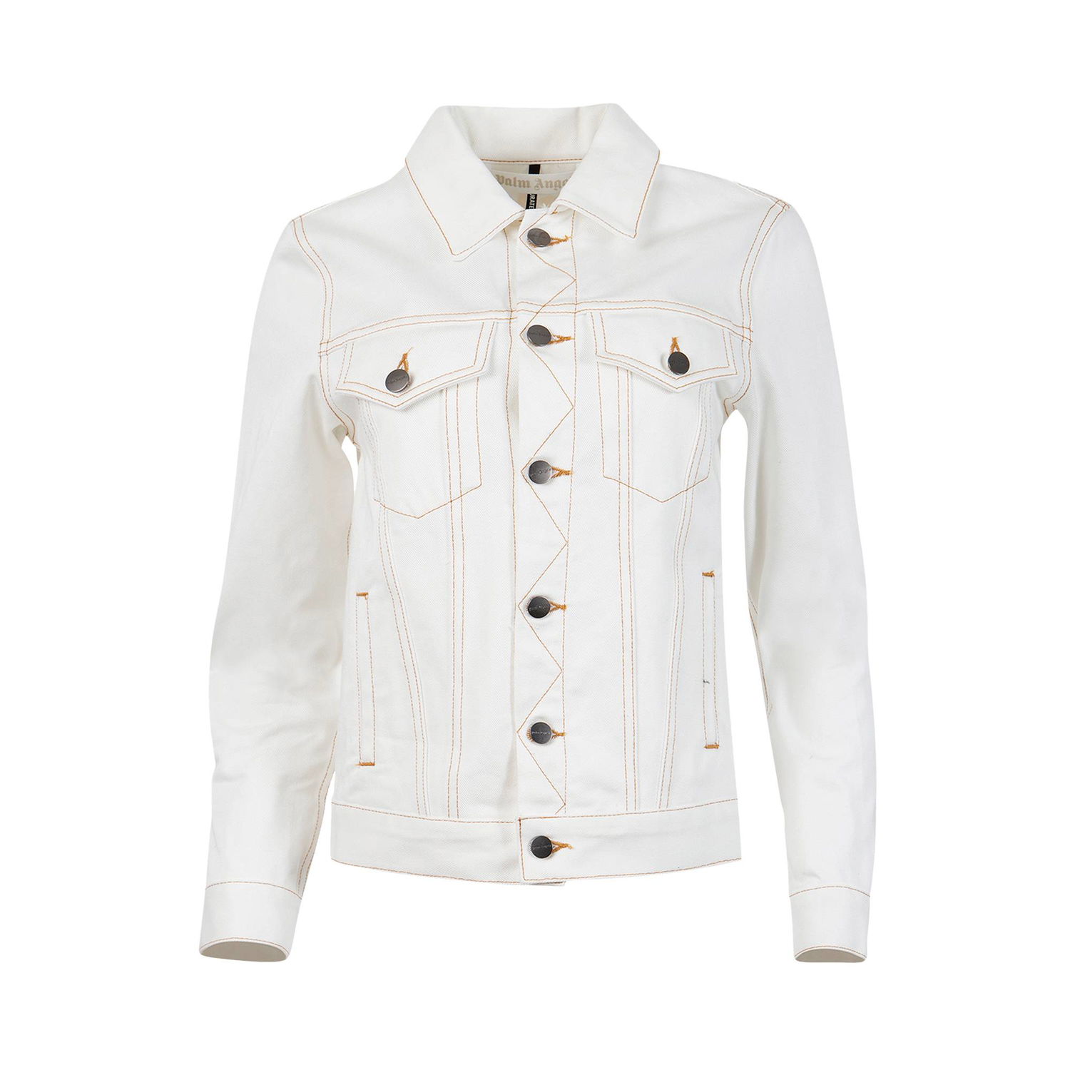 Bunda Palm Angels x The Webster Logo Degrade Denim Jacket Biela | PWYE011G21DEN0010140, 1