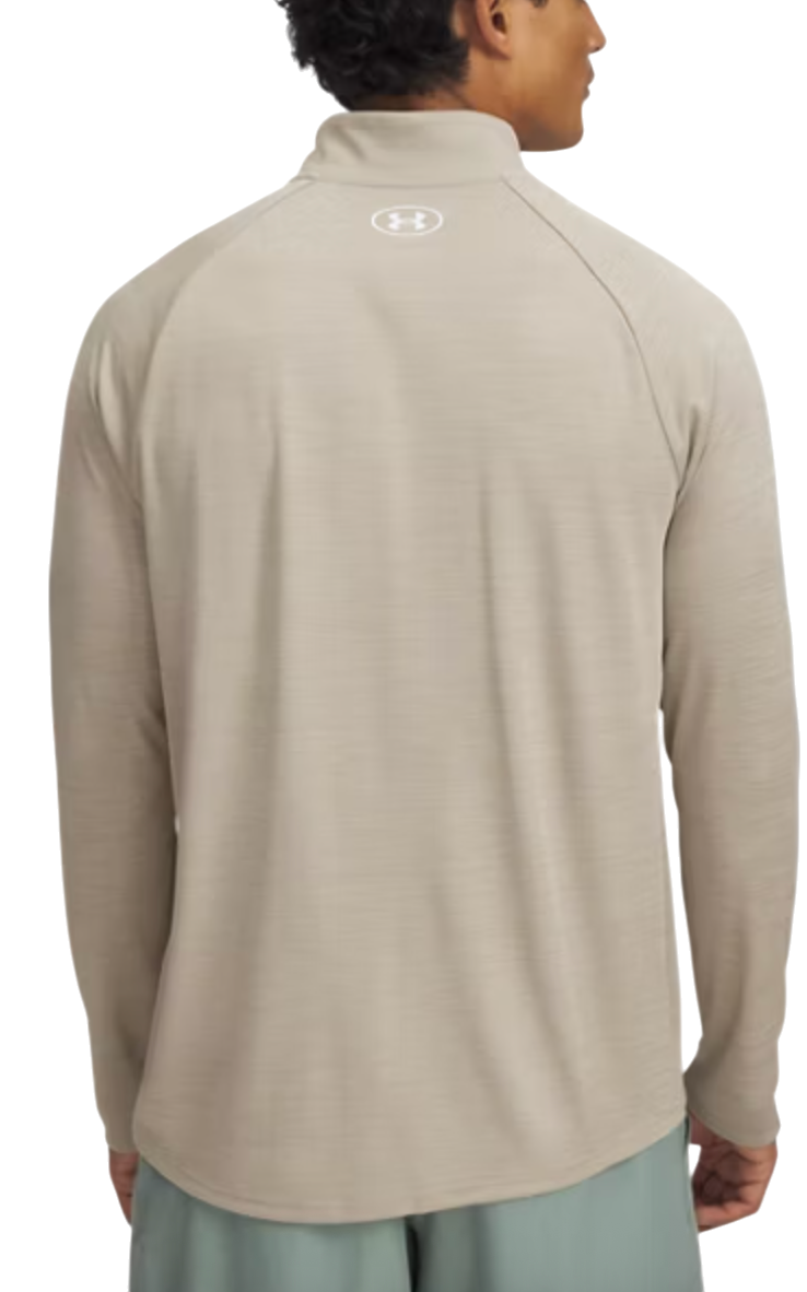 Mikina Under Armour Under Armour Tech Textured 1/2 Zip Sweatshirt Béžová | 1382797-299, 1