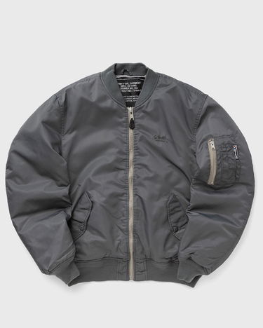 Bomber bunda Schott NYC Bomber Jacket Šedá | MACAMPSRS-PEWTER, 0